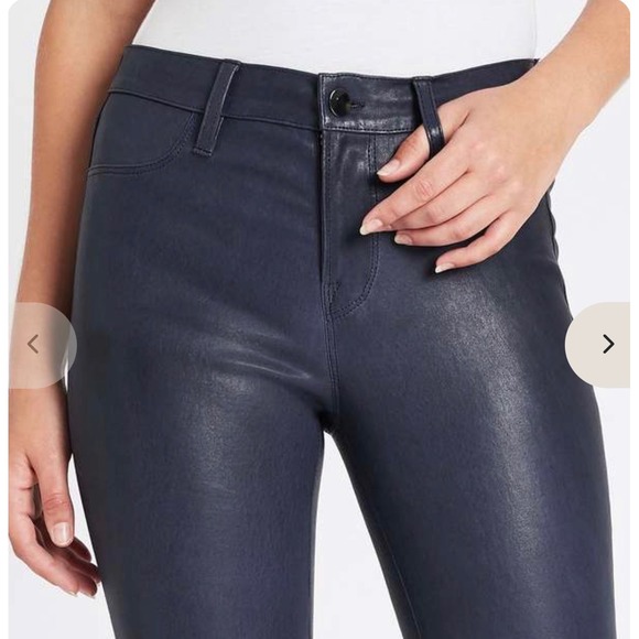 JOES JEANS Womens Indigo Skinny  Lamb Leather Pants Size 27 Style H6565252 - Picture 8 of 13